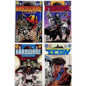 Hardware Comic Books 4x Lot 5-7 Icon 4 DC Comics Milestone Authority Lot